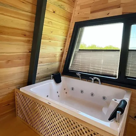 Pleasant Bungalow With Private Pool And A Jacuzzi In The Bedroom In Sapanca Casa de Férias
